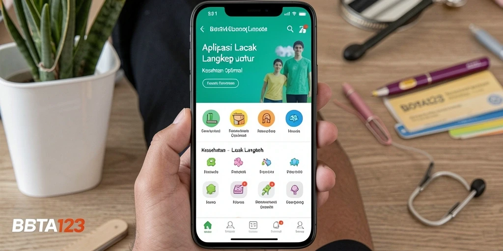 Antarmuka aplikasi BATA123 yang intuitif dan informatif.