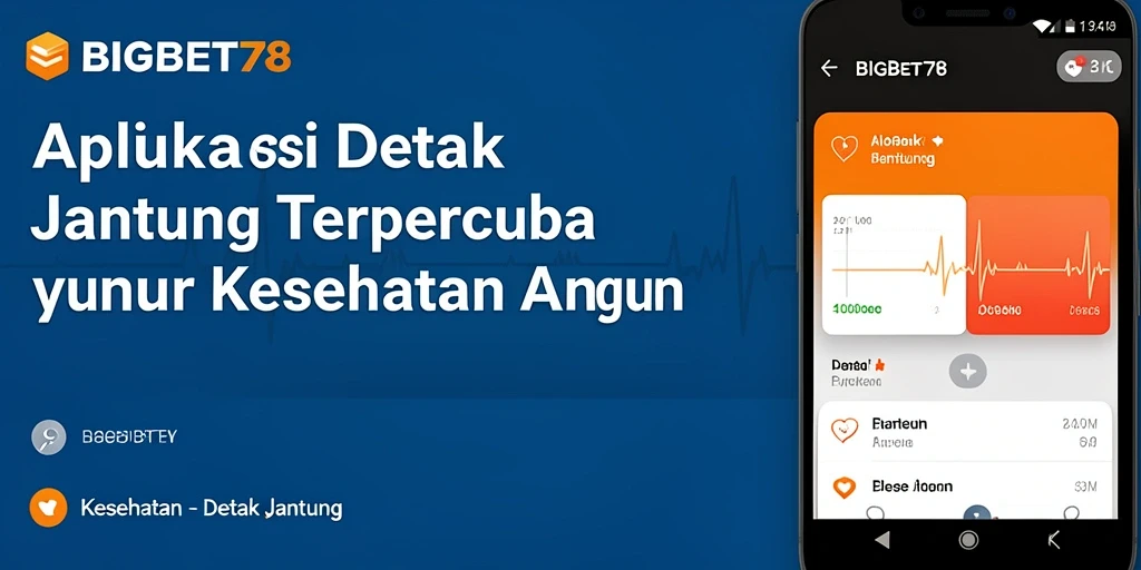 Antarmuka aplikasi Detak Jantung BIGBET78 yang informatif dan mudah digunakan.