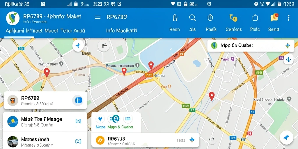 Antarmuka aplikasi RP6789 menampilkan informasi lalu lintas secara real-time.